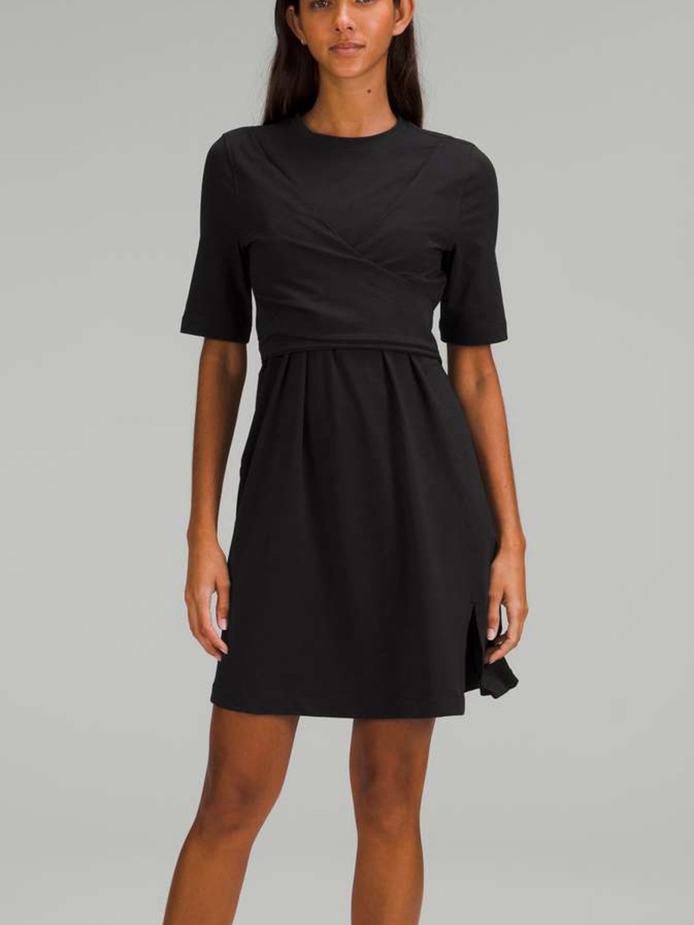 274. Lululemon Cotton Wrap-Front T-Shirt
Dress Black